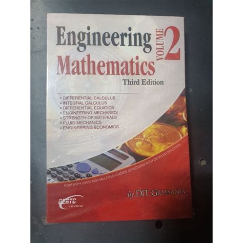 Engineering Mathematics Volume 2 Third Edition Lazada PH