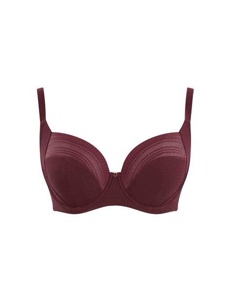 Serene Full Cup Bra Dark Cherry Tkd Lingerie