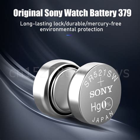 100pcs Original Sony 379 Sr521sw Ag0 D379 Sr63 Lr63 V379 155v Silver