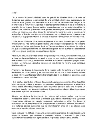 Resumen Fundamentos Ciencia Politica Temas Pdf