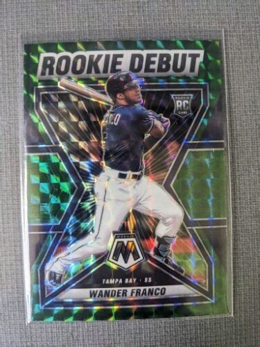 Wander Franco Panini Mosaic Rc Rookie Debut Green Prizm Rookie