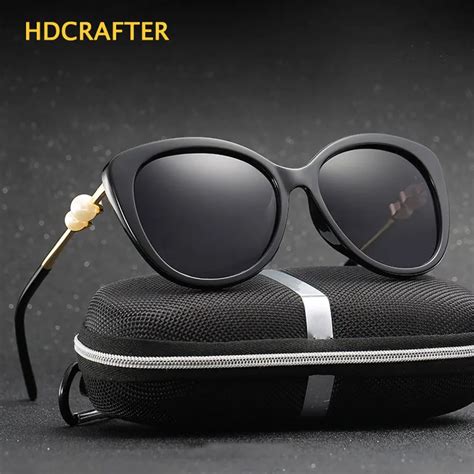 Hdcrafter Occhiali Da Sole Eleganti Donna Cat Eye Polarized Luxury