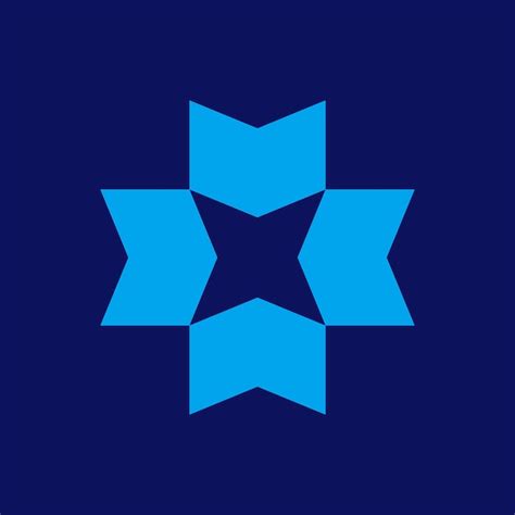 Premium Vector Modern Blue Logo
