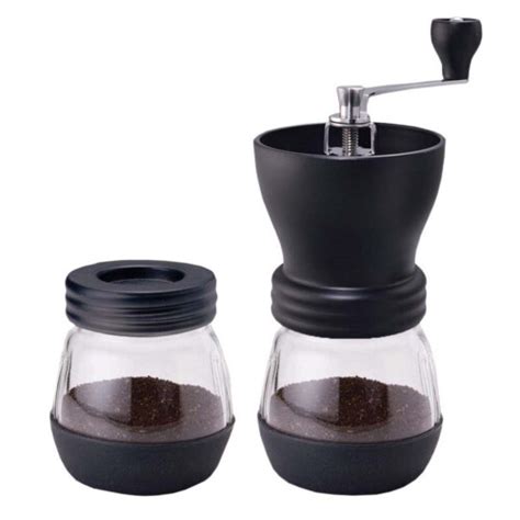 Kabalo Manual Coffee Bean Grinder Nut Spice With Ceramic Burr Glass