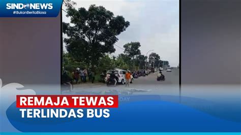 Motor Terserempet Bus Remaja Tewas Terlindas Bus Sindo Today YouTube