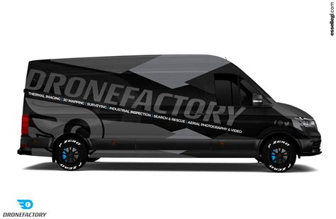 Best Volkswagen Crafter Wrap Design For Drone Company