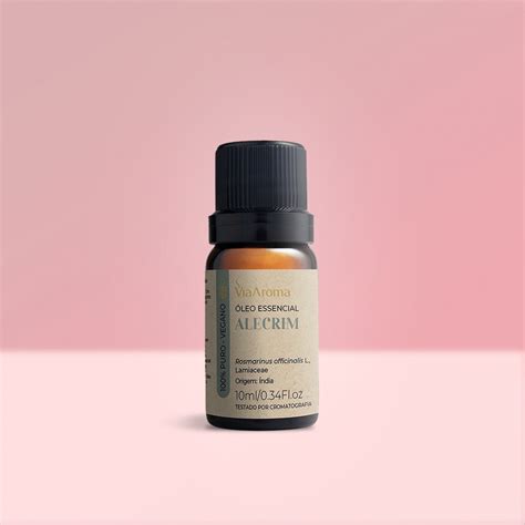 Óleo essencial de Alecrim 10 ml Via Aroma GG Beauty