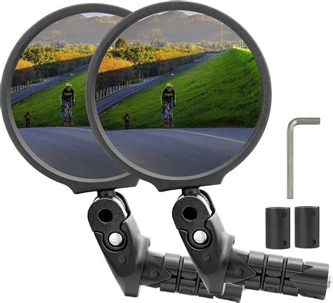 Arkham Bike Mirror Pcs Hd Bar End Bicycle Rearview Mirror