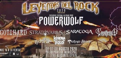 Nuevas Confirmaciones Para El LEYENDAS DEL ROCK 2020 Max Metal