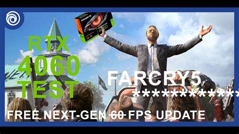 Far Cry 5 RTX 4060 Gigabyte OC I5 9400F FPS FullHD Upscale YouTube