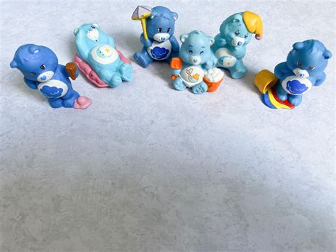 Care Bears Figures Vintage Care Bear PVC Figures Mini Care - Etsy