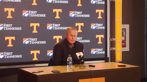 Rick Barnes Vols Hc 2019 Media Day Youtube