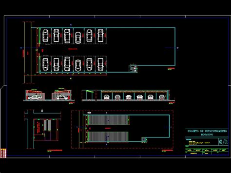 Stationnement Des V Hicules Dans Autocad Cad Kb Bibliocad