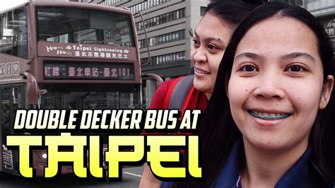 Double Decker Bus At Taipei Taipei Taiwan Youtube