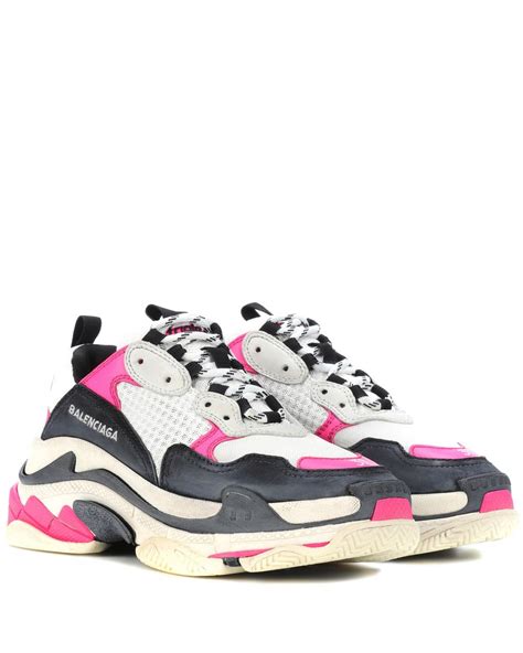 Zapatillas Triple S Balenciaga De Cuero Lyst