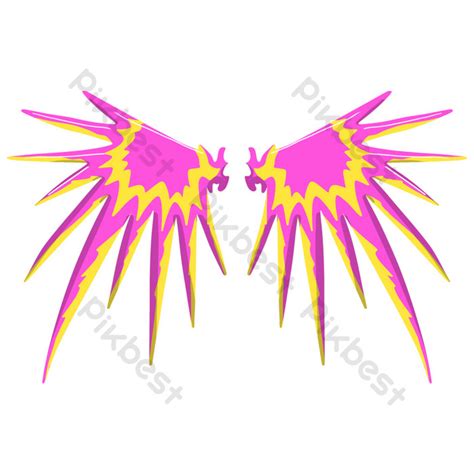 Purple Demon Wings Illustration Png Images Psd Free Download Pikbest