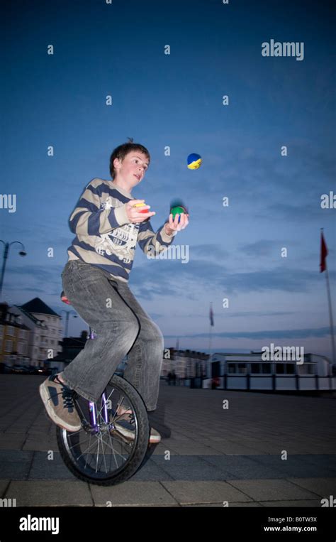 Unicycle Child Hi Res Stock Photography And Images Alamy