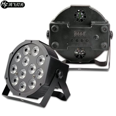 12x18w 6in1 Led Par Light Rgbwa Uv 6in1 Led Flat Par Light Dmx512 In