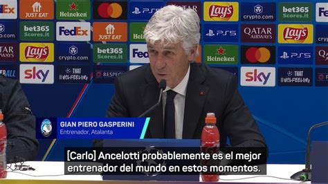 Gasperini Ancelotti Es El Mejor Entrenador Del Mundo V Deo Dailymotion