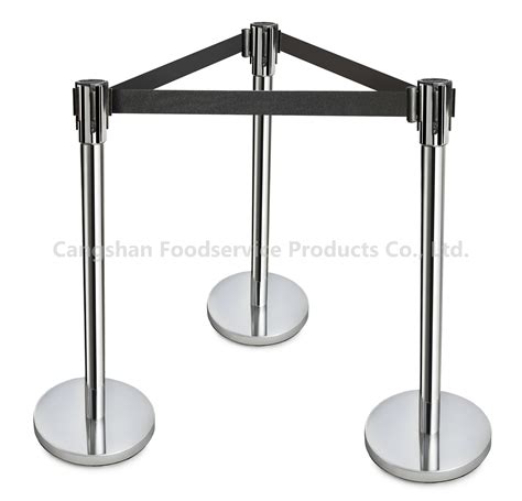 Cangshan Foodservice Stainless Steel Stanchions Crowd Control System