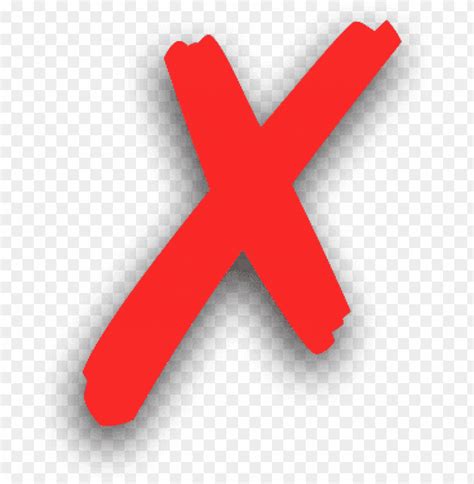 Red X Transparent Png Image