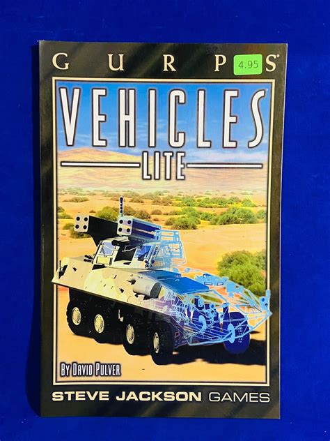 Gurps Vehicles Lite Vintage Role Playing Game Sourcebook Etsy