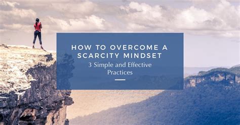 How To Overcome A Scarcity Mindset Zanna Keithley