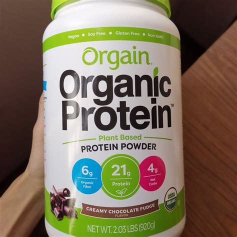 Orgain Organic Plant Based Protein Powder Creamy Chocolate Fudge Review Abillion