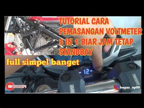 Tutorial Cara Pemasangan Volt Meter 3in1 3mode Di NCB150R Sangat Mudah