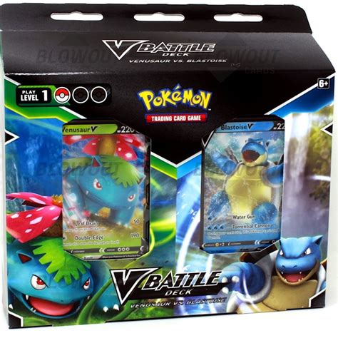 Pokemon V Battle Deck Venusaur V Vs Blastoise V