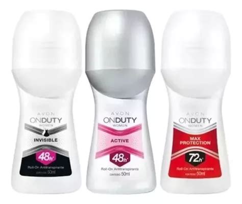 Desodorante Roll On On Duty Avon Feminino Kit Unidades Mercadolivre