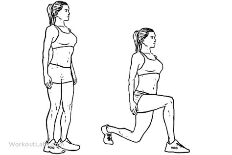 Bodyweight Walking Lunges | WorkoutLabs