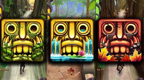 Temple Run Lost Jungle Vs Temple Run Enchanted Palace Vs Temple Run