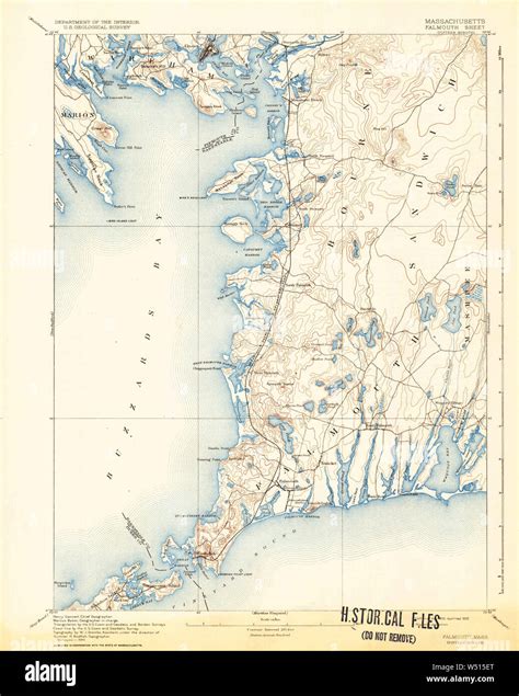 Map Of Falmouth Massachusetts Hi Res Stock Photography And Images Alamy