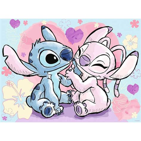 Puzzle 500 pièces Disney Stitch Angel Jeux et jouets Nathan