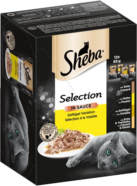 SHEBA Portionsbeutel Multipack Selection in Sauce Geflügel Variation