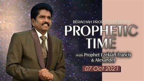 Live Prophetic Time October Prophet Ezekiah Francis