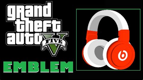 Grand Theft Auto 5 Gta 5 Gta V Beats Headphones Emblem Tutorial