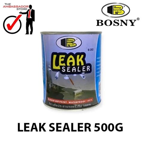 Bosny Leak Sealer Rubberized Seal 500grams Shopee Philippines