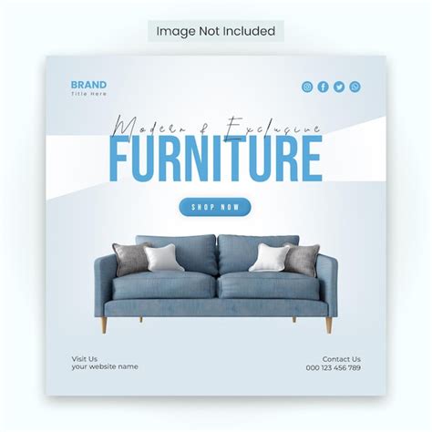 Premium PSD Furniture Sale Social Media Banner