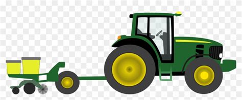 Green Tractor Clip Art John Deere Free Cliparts - Clipart Farm Tractor ...