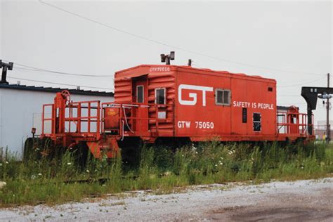 Grand Trunk Western Caboose Elsdon Yard Chicago Area Rai Flickr