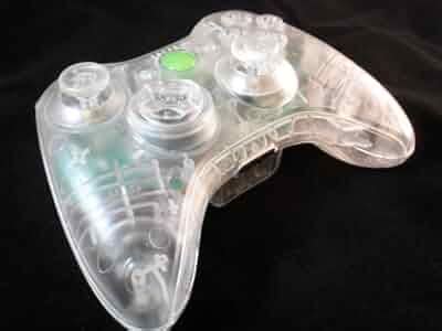 Amazon.com: CLEAR Xbox 360 Modded Controller (Rapid Fire) COD Black Ops, MW3, MW2, MOD GAMEPAD ...