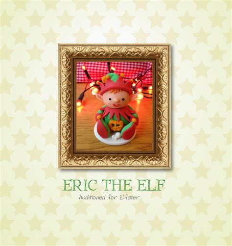 Eric The Elf Hand Modelled Festive Christmas Cupcake Topper All Edible