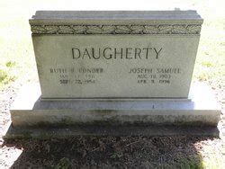 Joseph Samuel Daugherty M Morial Find A Grave