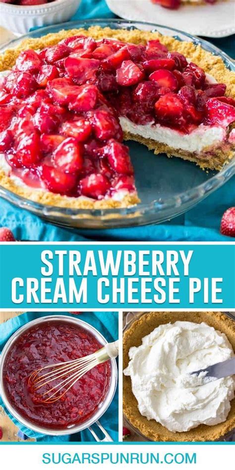 Strawberry Cream Cheese Pie Recipe Easy No Bake Pie Artofit