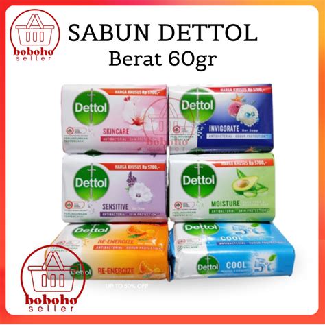 Jual Dettol Sabun Batang 60 Gr Sabun Mandi Sabun Batang 60 Gram