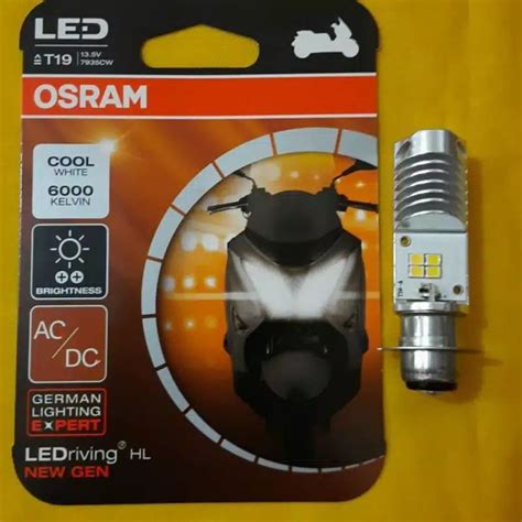 Jual LAMPU BOHLAM LED T19 MOTOR OSRAM 12 V H6 M5 K1 PUTIH Shopee