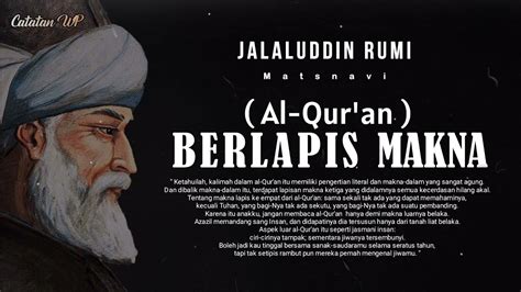 Jalaluddin Rumi Berlapis Makna Al Qur An Puisi Mistik Syair