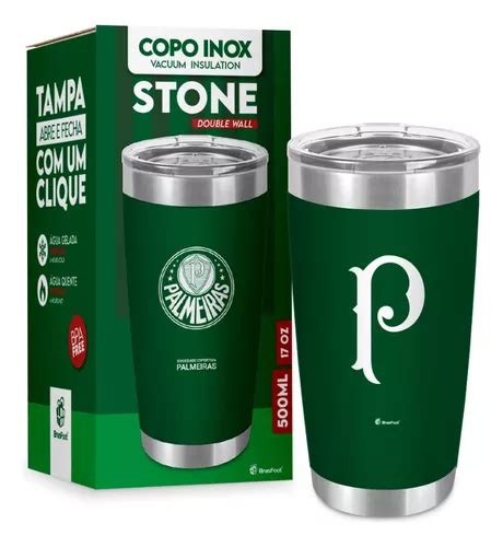 Copo T Rmico Stone Ml Palmeiras Licenciado Oficial Frete Gr Tis